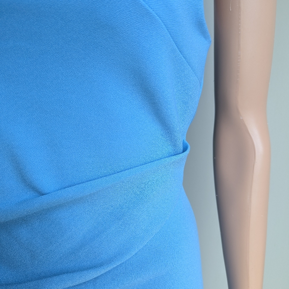 Jean Jail Willow midi one shoulder dress sky blue - Picture 6 of 11